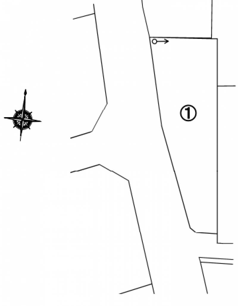 松山市北斎院町  の区画図