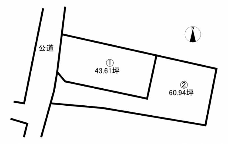 松山市三町  の区画図