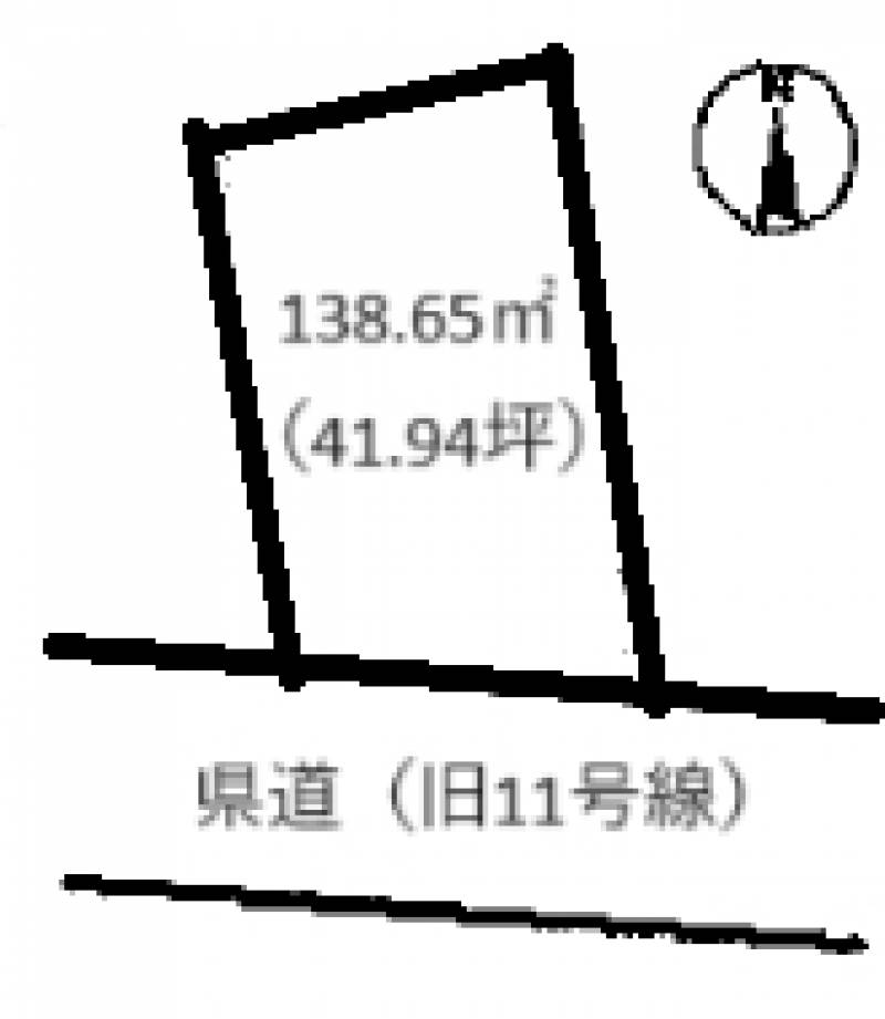 松山市平井町  の区画図