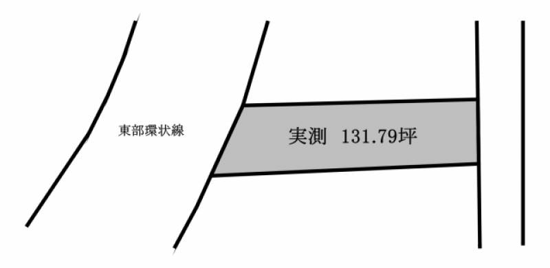 松山市束本  の区画図