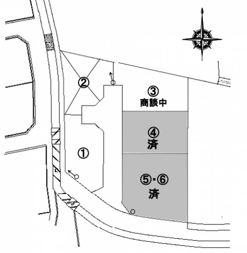 松山市和気町  の区画図