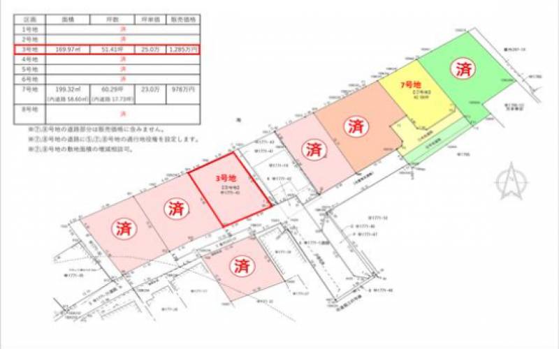 松山市堀江町  の区画図