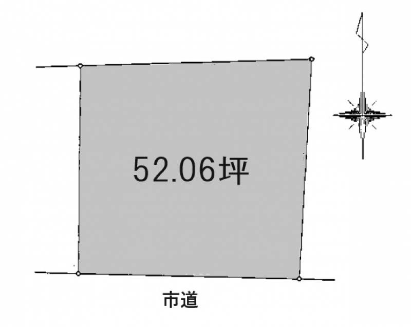 松山市道後北代  の区画図