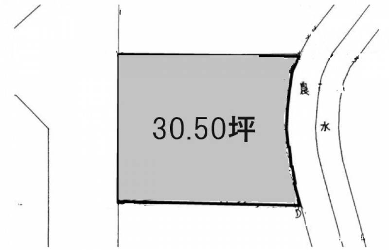 松山市古三津  の区画図