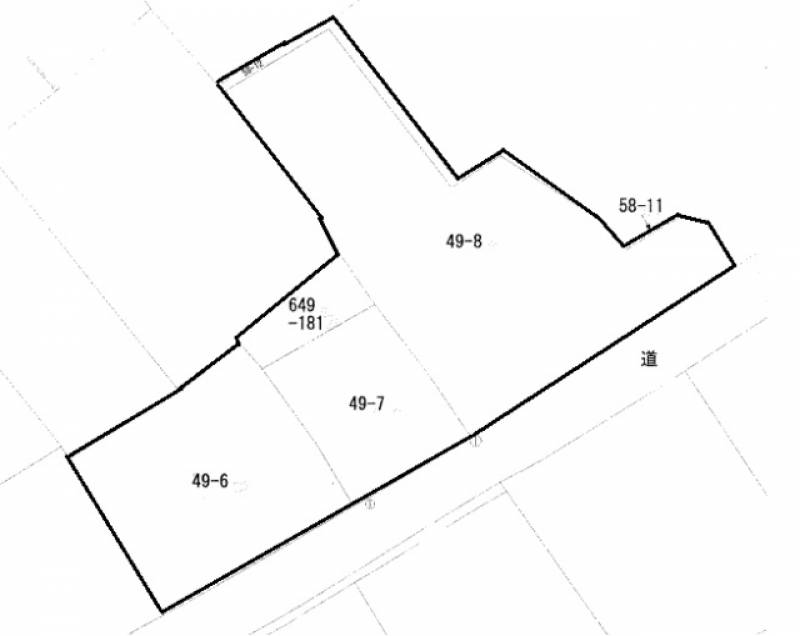 伊予市尾崎  の区画図