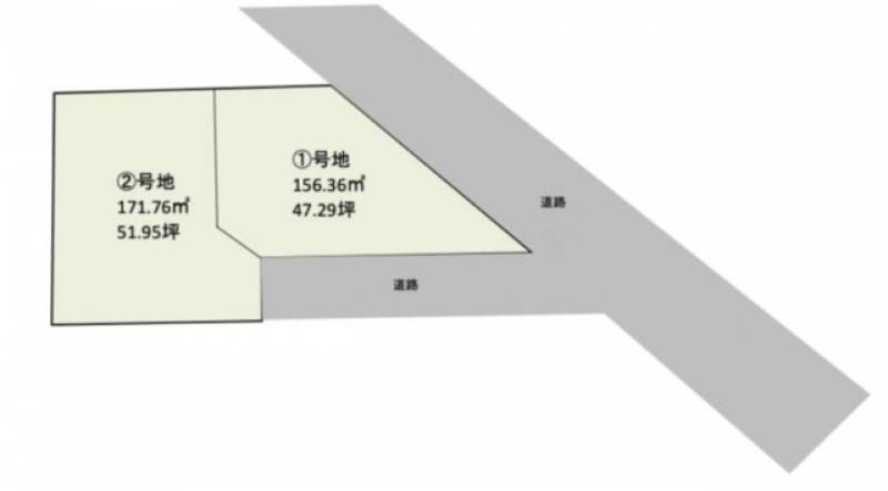 松山市南吉田町  の区画図