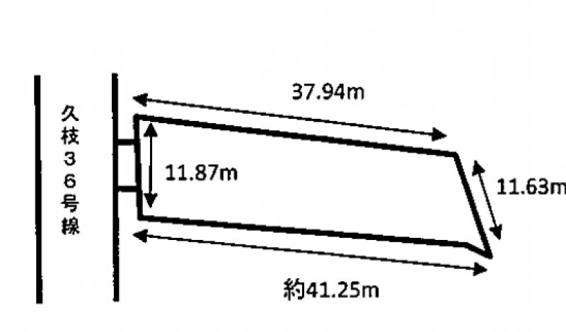 松山市東長戸  の区画図