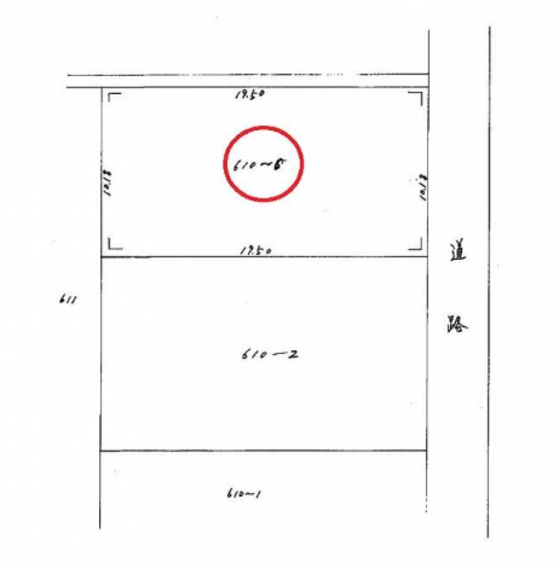 松山市余戸東  の区画図