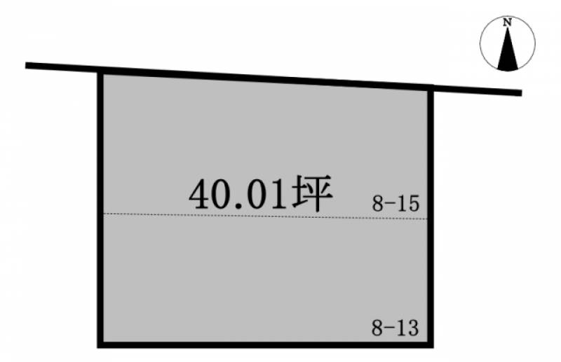 松山市木屋町  の区画図