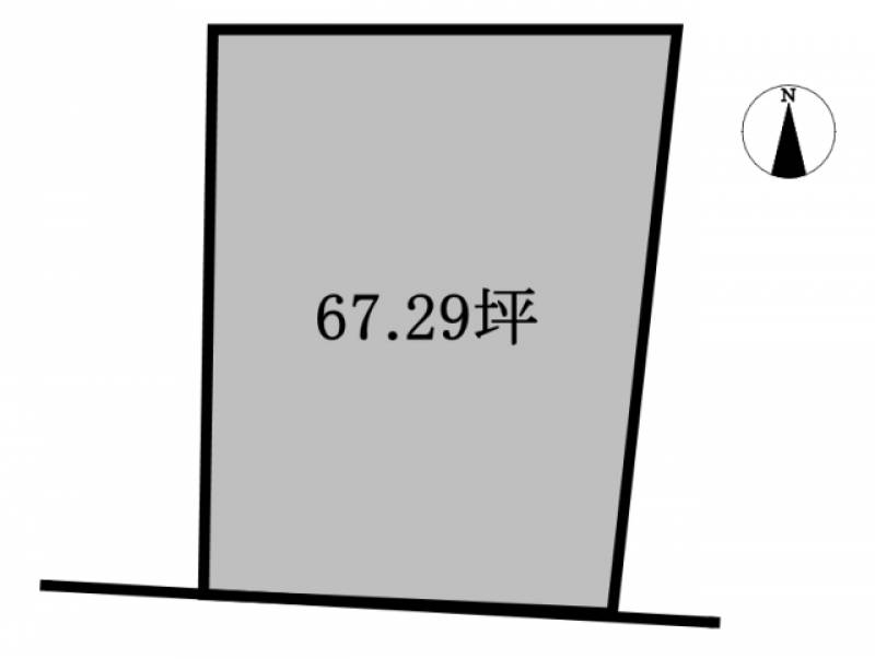 松山市山越町  の区画図