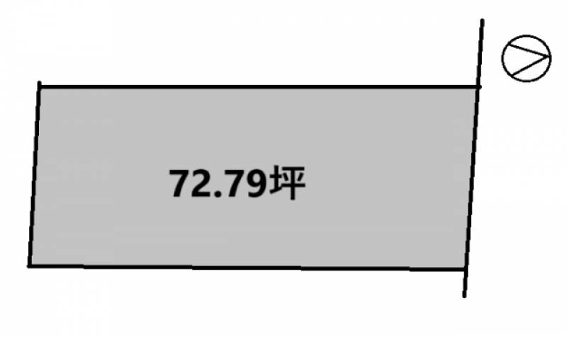 松山市東垣生町  の区画図