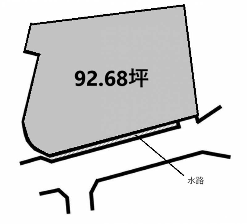 伊予郡松前町北黒田  の区画図