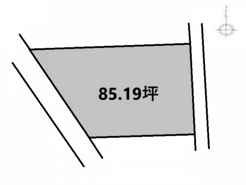 松山市中村  の区画図