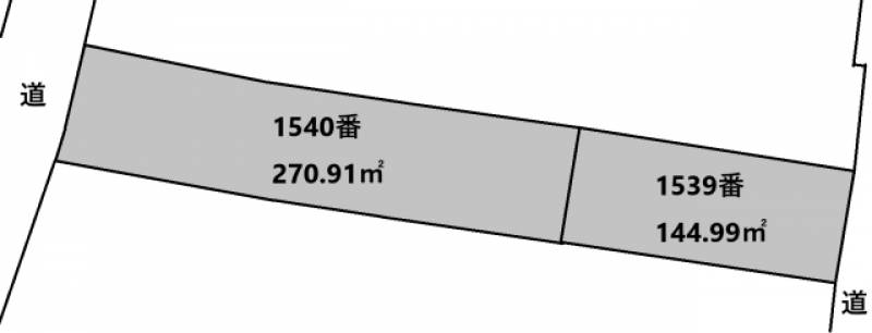 伊予市下吾川  の区画図