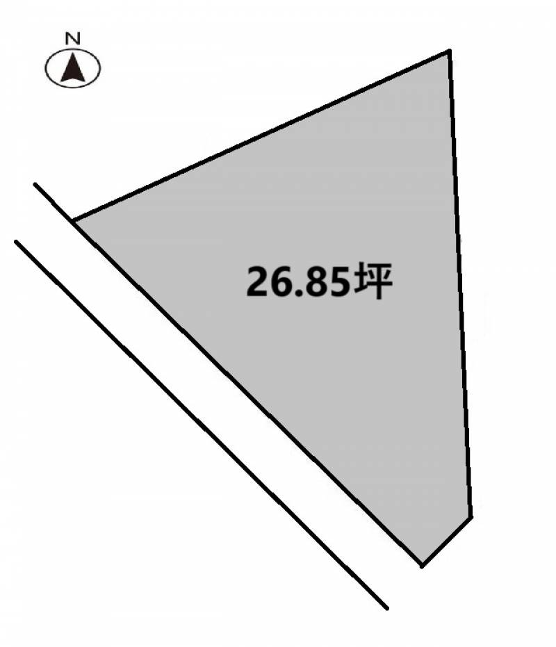 松山市桑原  の区画図