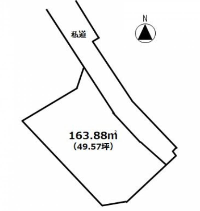 松山市谷町  の区画図