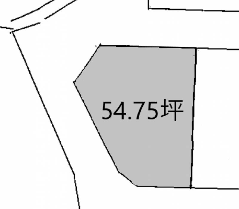 伊予郡砥部町川井  の区画図