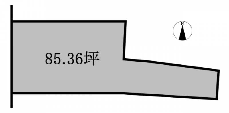 松山市木屋町  の区画図