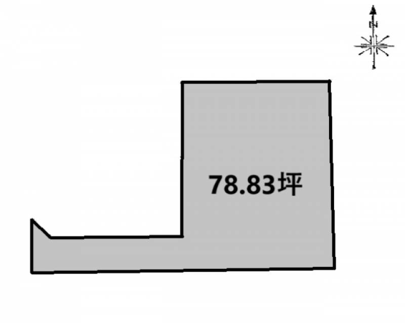 松山市余戸西  の区画図