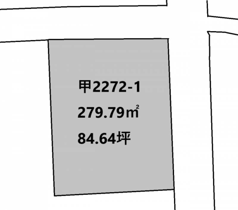 東温市北方  の区画図