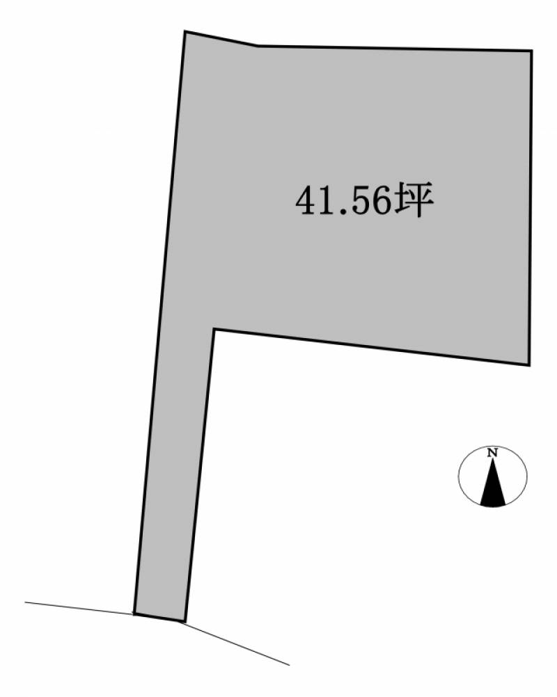 松山市和泉北  の区画図