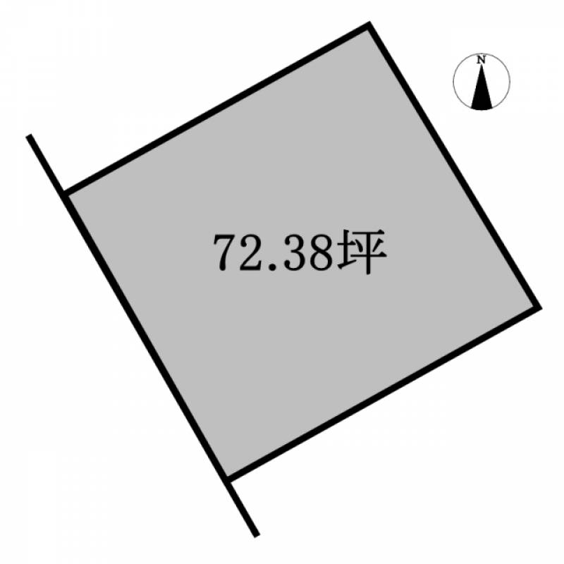 松山市白水台  の区画図