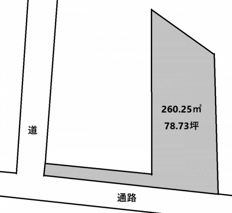 松山市久米窪田町  の区画図