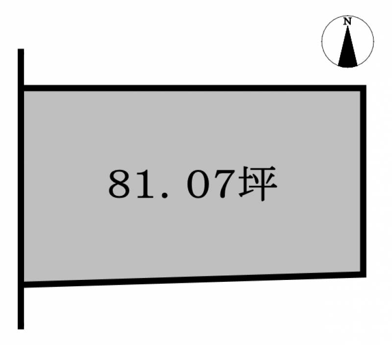 松山市古川北  の区画図