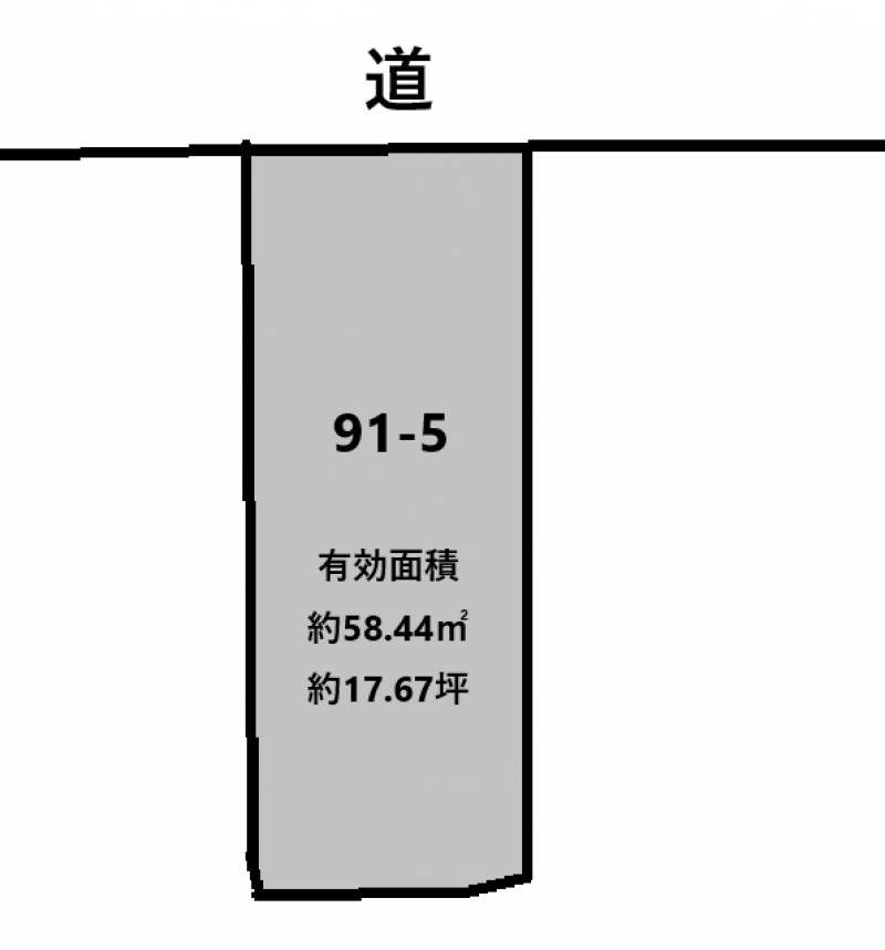 松山市南持田町  の区画図