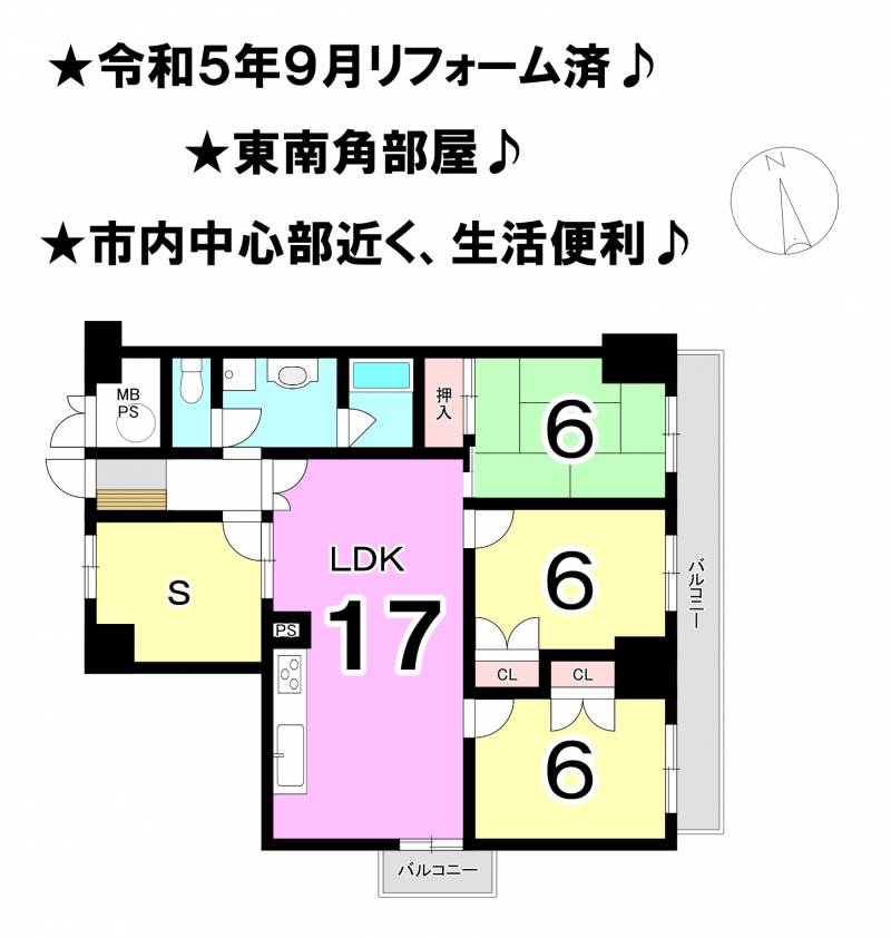 シャンボール千舟 の間取り画像