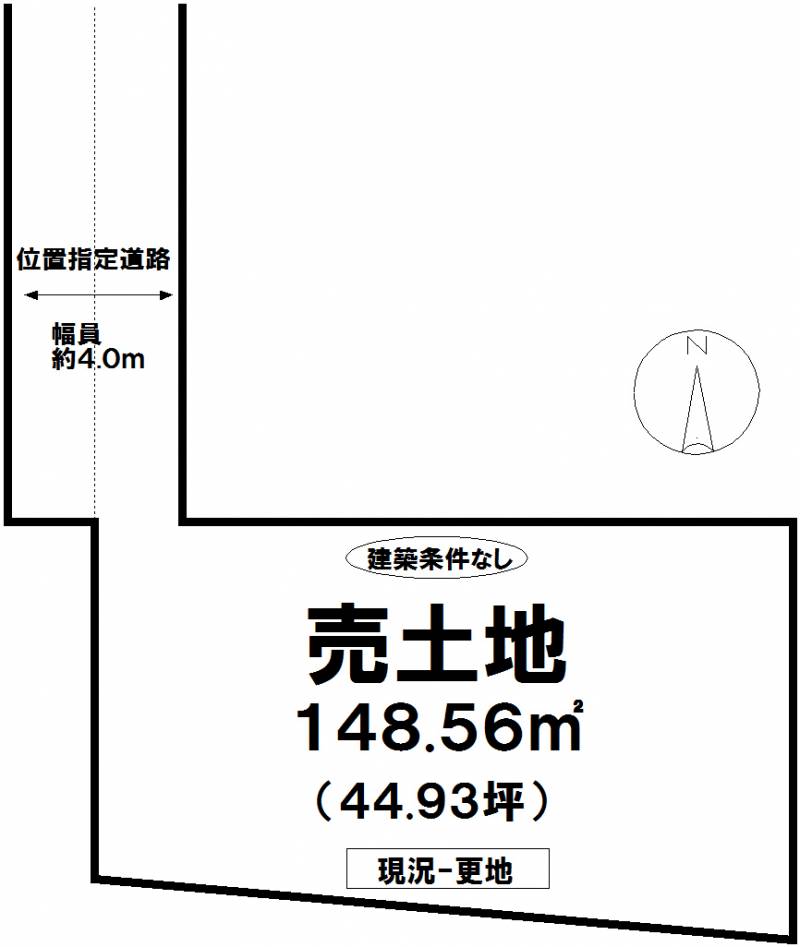松山市石手白石  の区画図