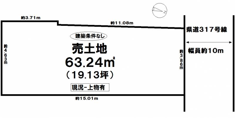 松山市石手  の区画図