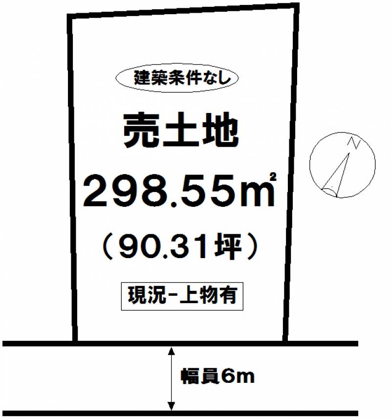 松山市松ノ木  の区画図