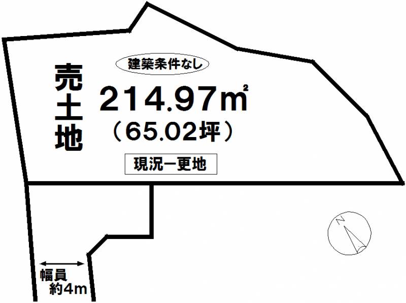 松山市溝辺町  の区画図