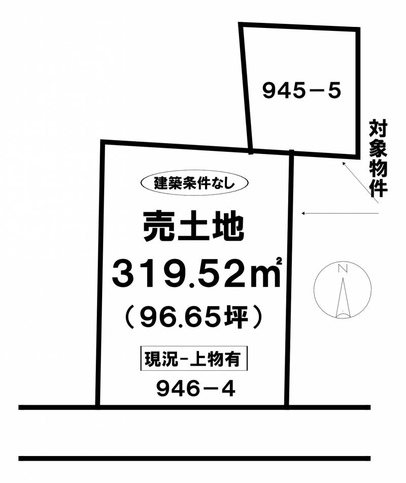 松山市和泉北  の区画図