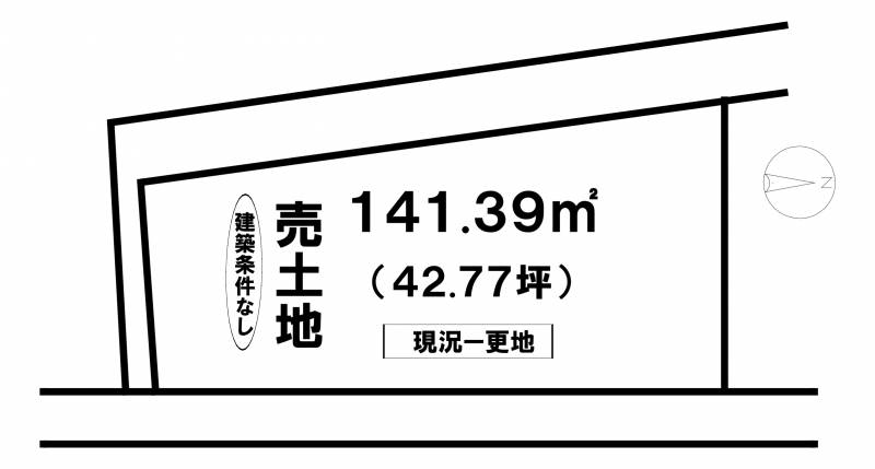 松山市道後北代  の区画図