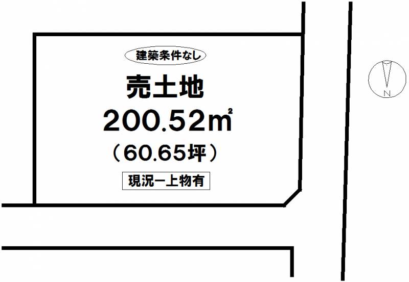 松山市木屋町  の区画図