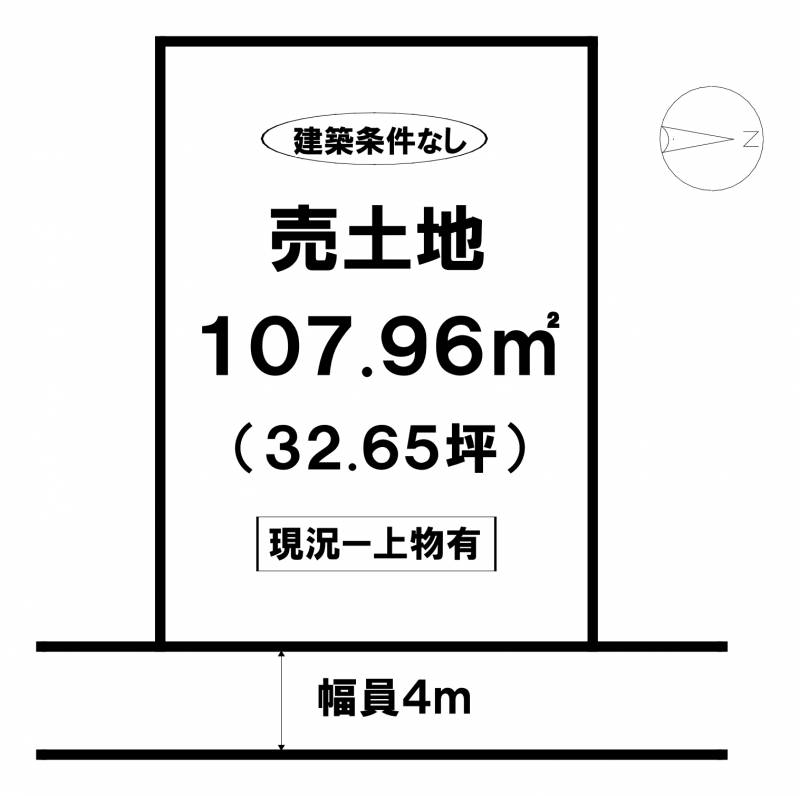 松山市古川西  の区画図