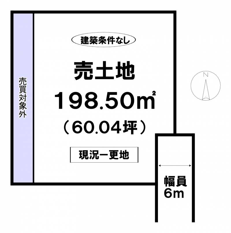 松山市東長戸  の区画図