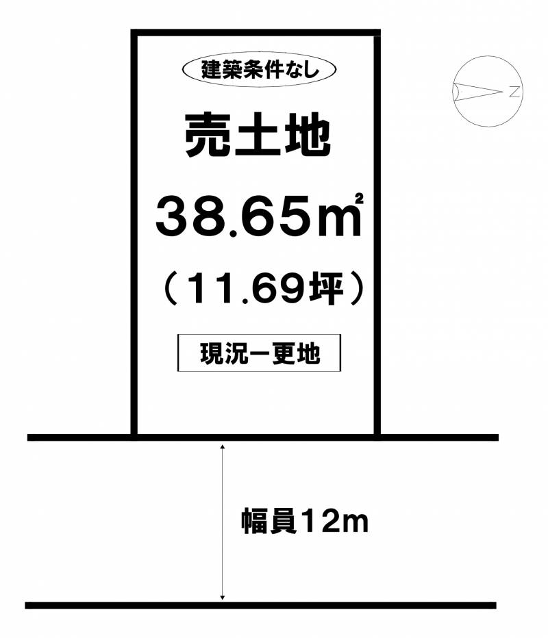 松山市味酒町  の区画図