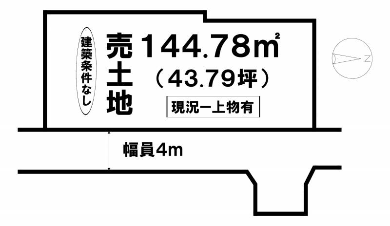 松山市山西町  の区画図