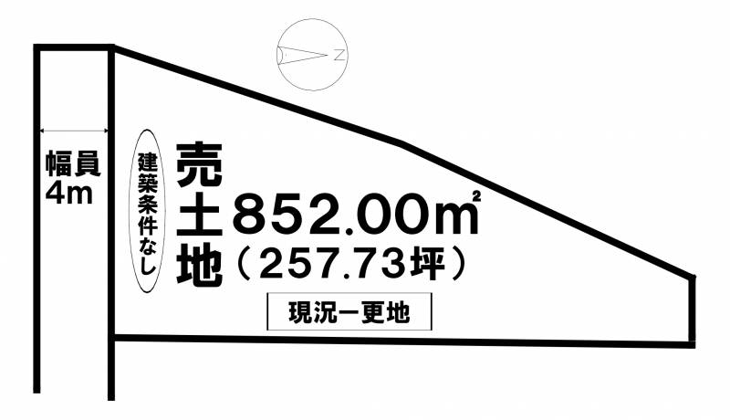 松山市馬木町  の区画図