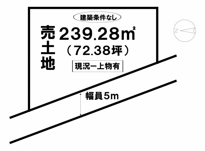 松山市北斎院町  の区画図