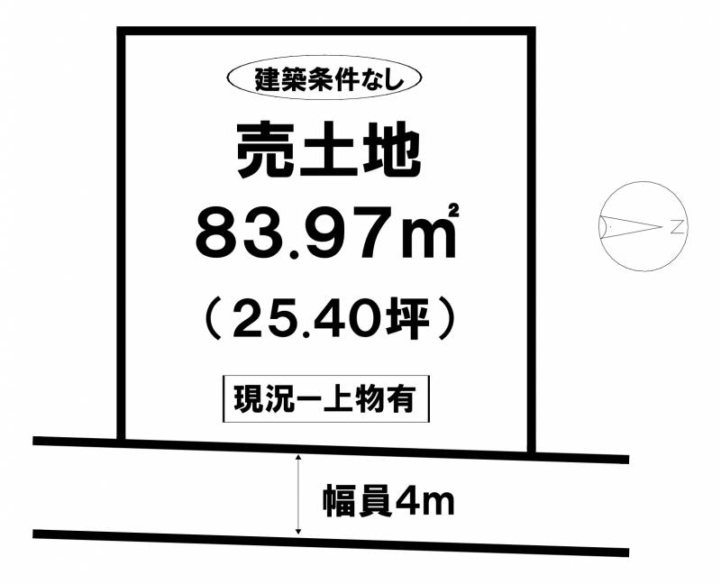 松山市吉藤 の区画図