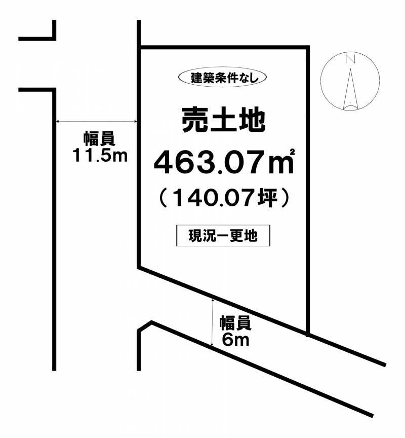 松山市祓川 の区画図