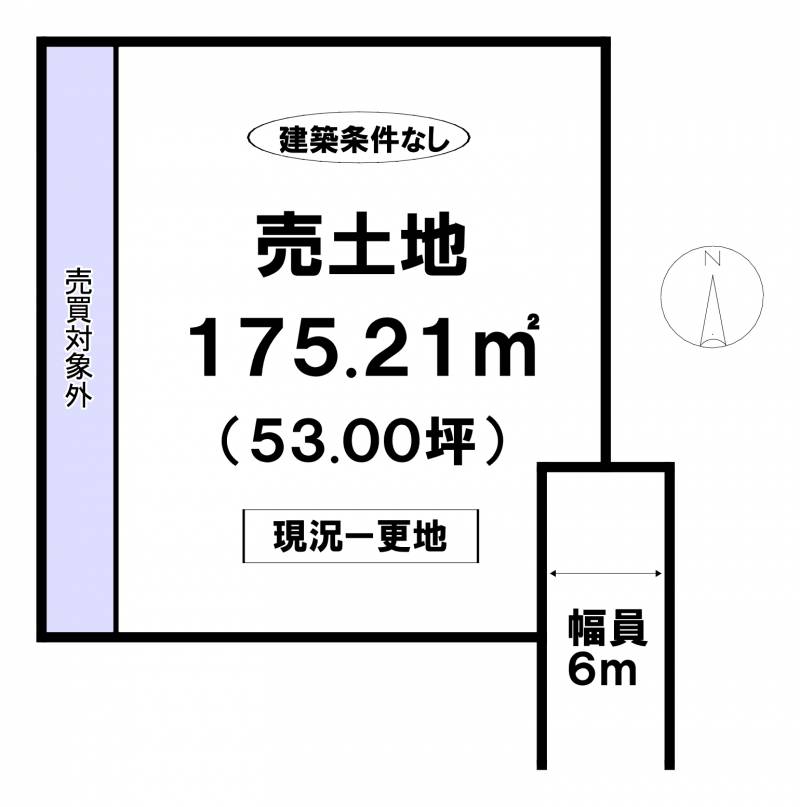 松山市東長戸  の区画図