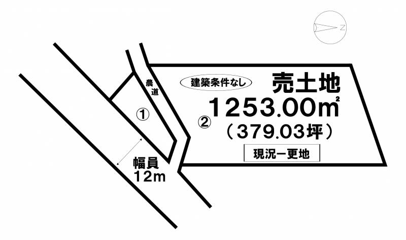 松山市西垣生町  の区画図