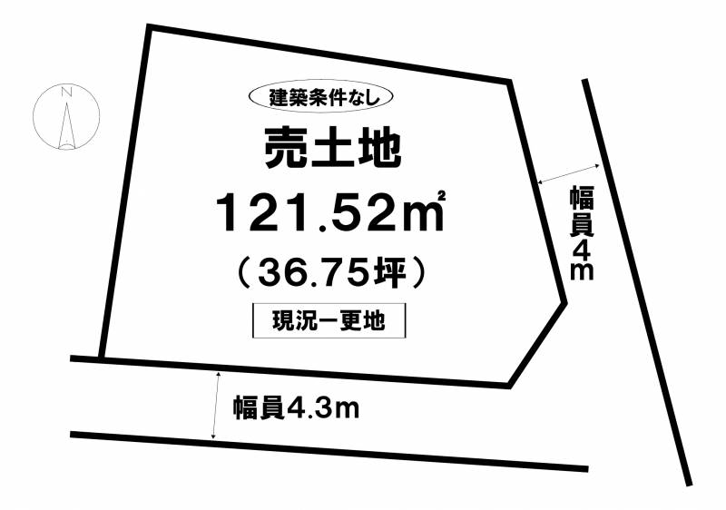 松山市清住  の区画図