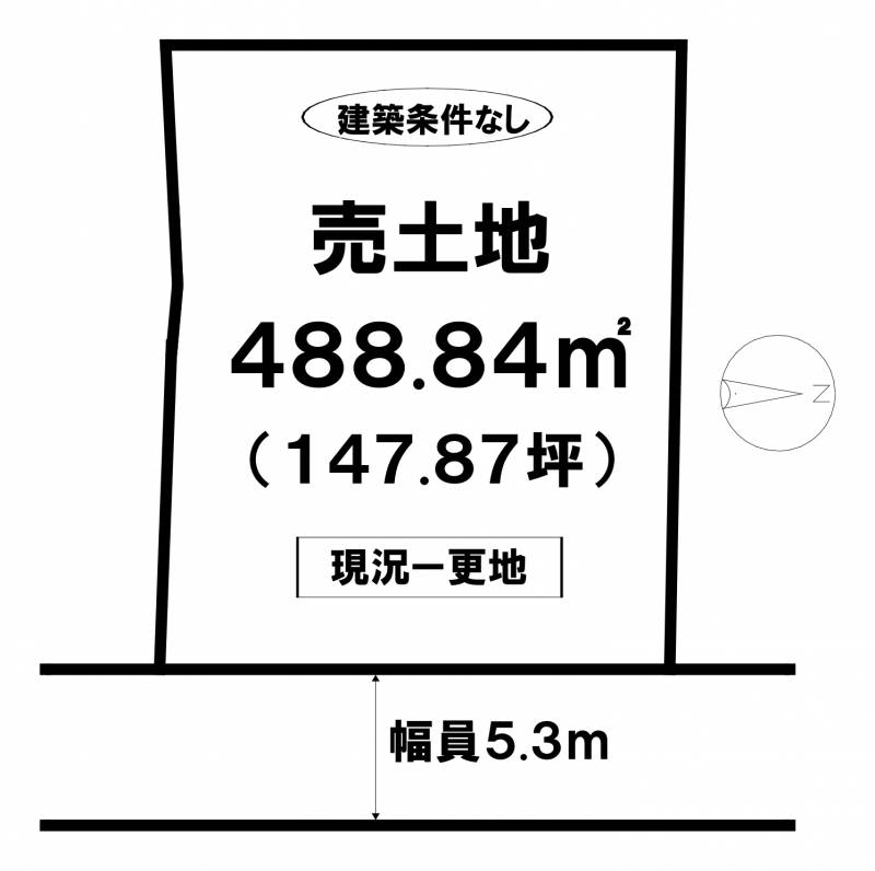 松山市東長戸  の区画図