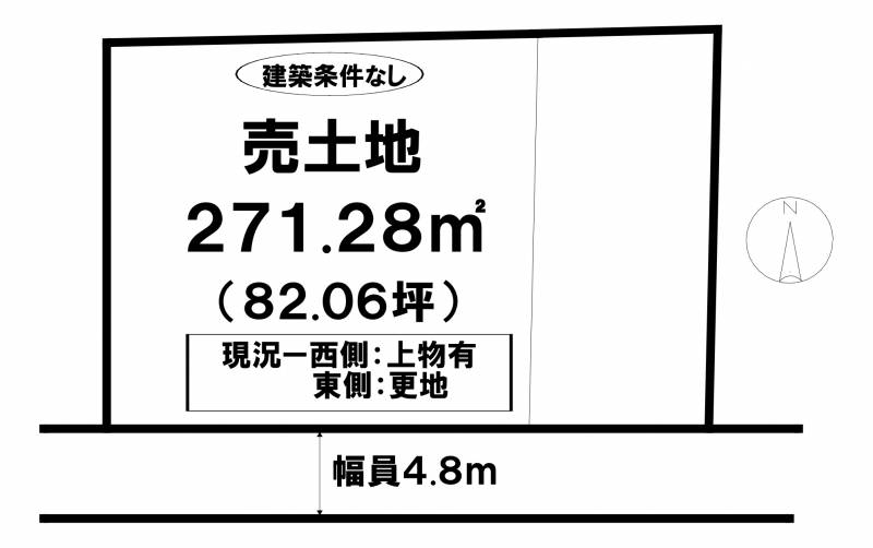 松山市道後北代  の区画図